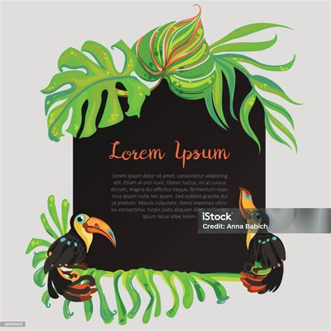 Jungle Template Stock Illustration - Download Image Now - Abstract, Africa, Animal Wildlife - iStock