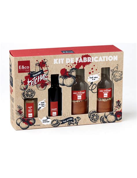 Coffret fabrication Epices Co spécial ketchup maison