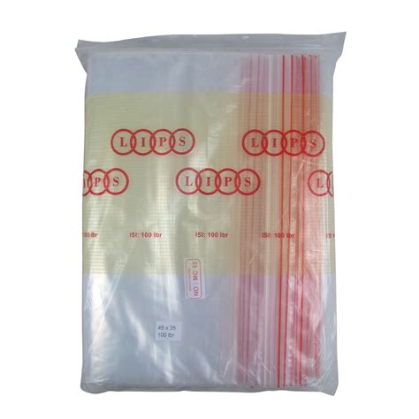 Jual Plastik Klip Ziplock Plastik Ziplock 45 X 35 100 Pcs Pack Shopee