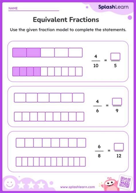 Find Equivalent Fractions Using Models