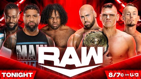 Wwe Raw Results Three Elimination Chamber Qualifying Matches Jey Uso