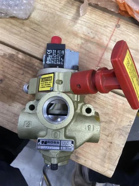 New Ross A Pneumatic Safety Lockout Solenoid Valve Free