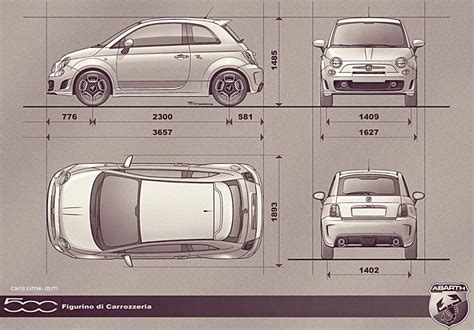 Abarth 500 Fiche Technique Dimensions