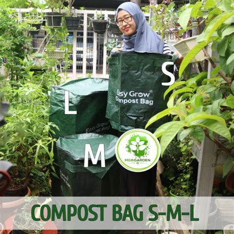 Jual COMPOST BAG EASY GROW ANEKA UKURAN UNTUK MEMBUAT PUPUK KOMPOS