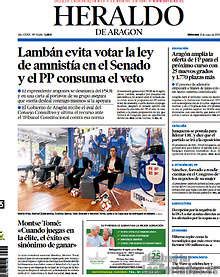 Periodico Heraldo De Aragon