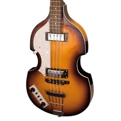 Hofner Ignition Violin Bass Left Handed Sunburst Reverb