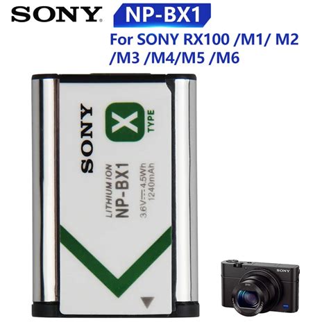 Original Replacement Sony Battery NP BX1 For SONY M6 M3 M5 M2 M4 M1RX1