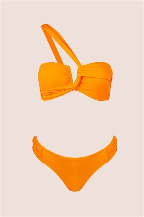 Ayyıldız 3400 Hardal Tek Omuz Bikini Takımı Hızlı Kargo