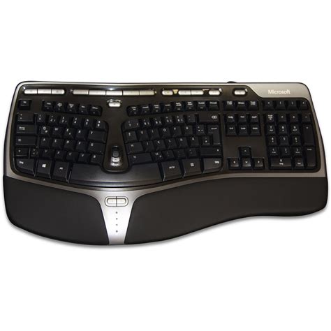 Microsoft Natural Ergonomic Keyboard 4000 Oem Usb Deutsch Schwarz Kabelgebunden Mindfactory De