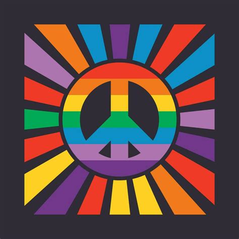 Colorful symbol of peace 26176652 Vector Art at Vecteezy