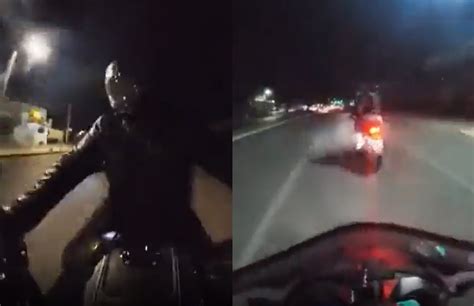 Video Motociclista Esquiva Balas Para Evitar Robo De Su Vehículo