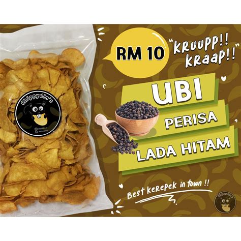 Kerepek Ubi Blackpepper 450g Shopee Malaysia