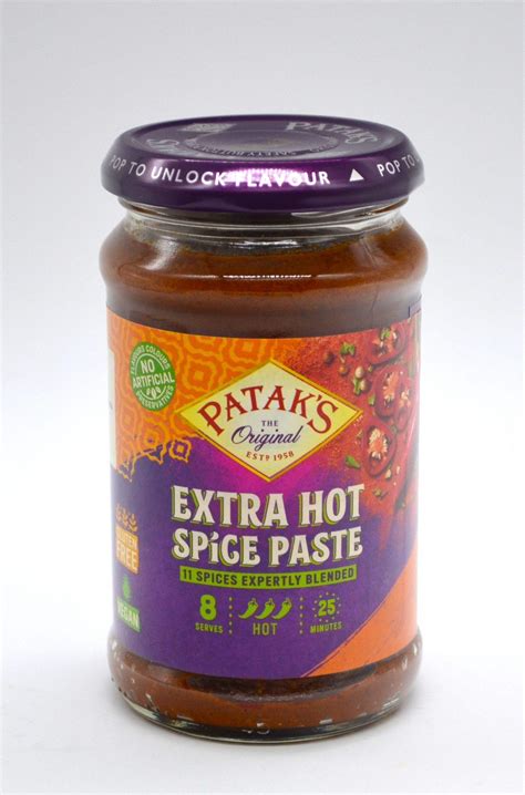 PATAKS EXTRA HOT SPICE PASTE Taj Stores