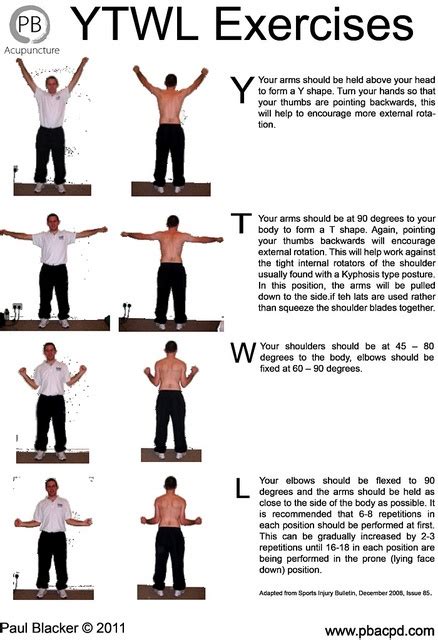 Ytwl Help Sheet Shoulder Pain Mobility Exercises Physical Therapy