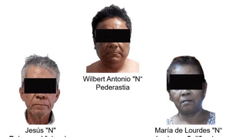 Detienen En Tabasco A 4 Hombres Y Una Mujer Por Robo Pederastia Y