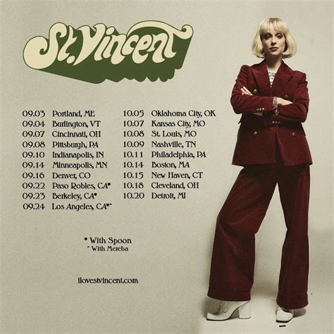 St Vincent Announces Fall 2021 Daddys Home Tour Dates Mxdwn Music