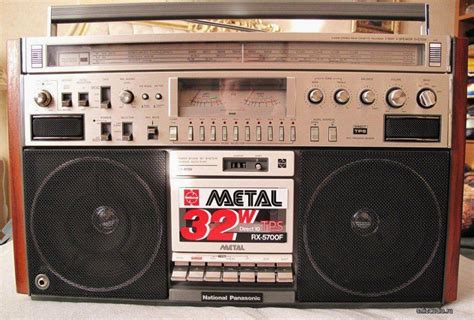 National Panasonic Rx F English Boombox Museum Russian