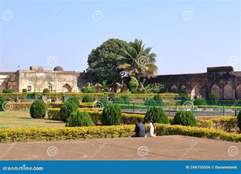 December 18 2022 - Bidar, Karnataka, India: People Enjoy the Bidar Fort ...