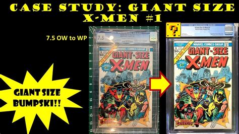 Case Study Giant Size X Men 1 CGC Comic Book Graded 7 5 Crack