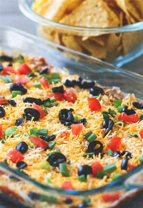 The Best Tex Mex Layer Bean Dip The Kitchen Magpie