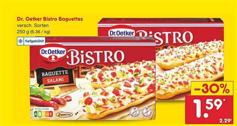 Dr Oetker Bistro Baguettes Angebot Bei Netto Marken Discount