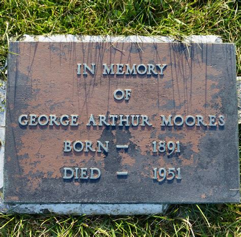 George Arthur Moores 1891 1951 Find A Grave Memorial