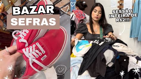 BAZAR SEFRAS Encontrei Vans Novinho E Muitas Marcas Legais Melhores