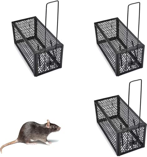 Rat Cage Traps Reusable Mouse Trap Humane Rat Trap Cage Catch Live Mice