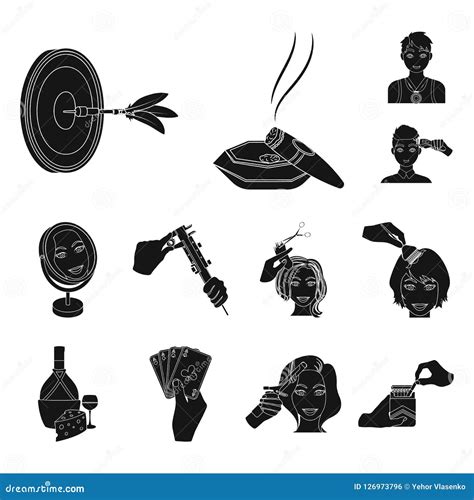 Manipulation By Hands Black Icons In Set Collection For Design Hand