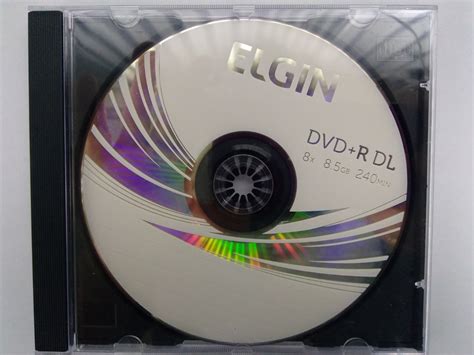 Dvd R Gravavel 8 5gb 8x 240min Dual Layer Elgin C Estojo Mercado Livre