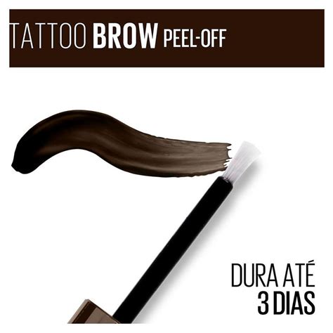 Gel De Sobrancelhas Maybelline Tattoo Brow Peel Off Tint Época