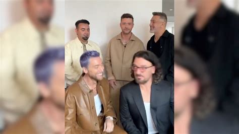 NSYNC recreate silly photo from 2001 - AS USA