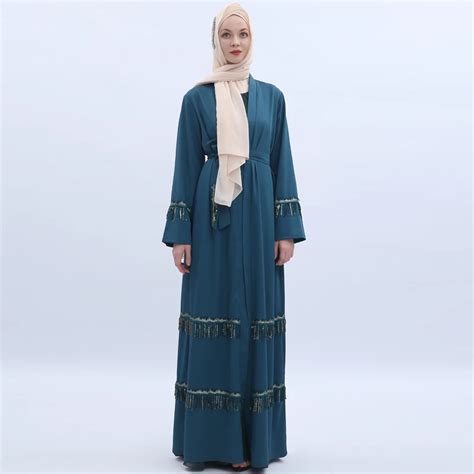 Vestido Musulmán Ramadán Abaya Ropa Islámica Las Mujeres Malasia Jilbab