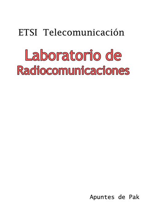 Pdf Laboratorio De Radiocomunicaciones Users Alliedmods Net