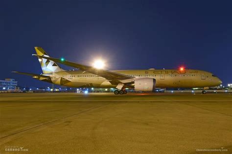 阿提哈德航空波音787 9夢幻客機開始執飛成都航線 每日頭條