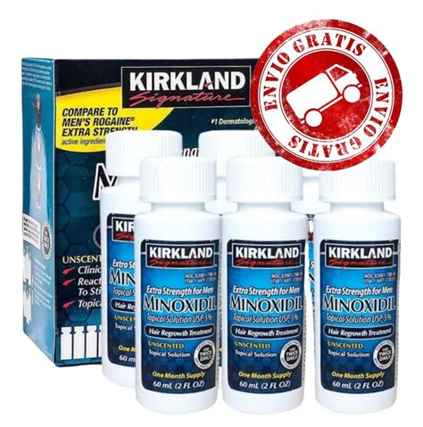 Minoxidil Kirkland Pack 6 Meses 70 990 EnvÍo Gratuito Minoxidil Cl