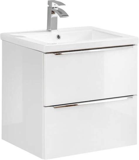 Comad Capri White Badkamermeubel Cm Met Witte Wastafel En Kraangat