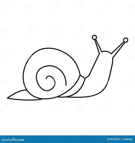 Snail Outline