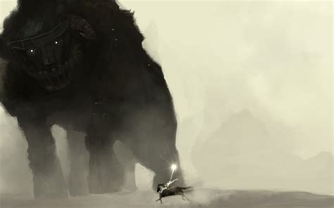 Fantasy Art Video Games Wander Creature Colossus Shadow Of The