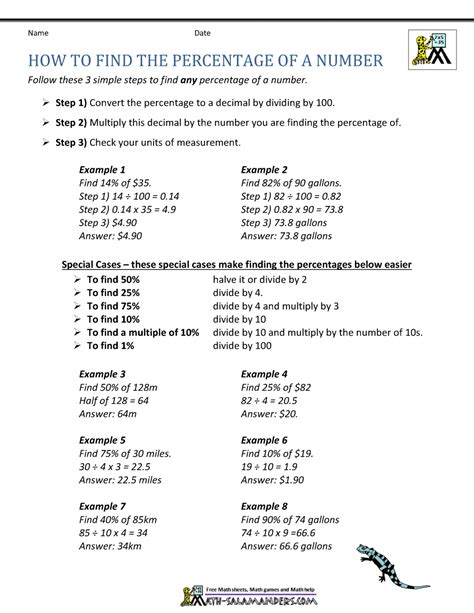 How To Find Percentage Of Numbers