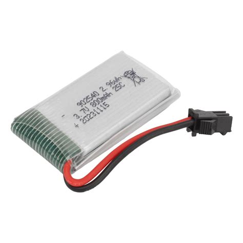 3 7V 800mAh RC Drone Lithium Battery Long Lasting Stable Voltage