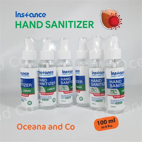 Jual Instance Hand Sanitizer Spray Liquid Ml Botol Isi Pcs