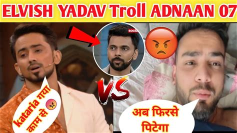 OMG Adnan07 Wildcard Entry In Bigg Boss OTT 3 Elvish Yadav React On