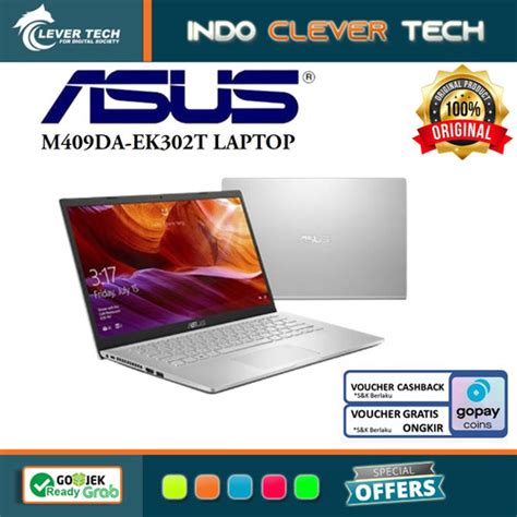 Jual Asus M409da Ek302t Laptop Amd Ryzen 3 3200u Original Jakarta Selatan Clever Tech