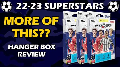 Hanger Boxes Topps Uefa Superstars Soccer Review Youtube