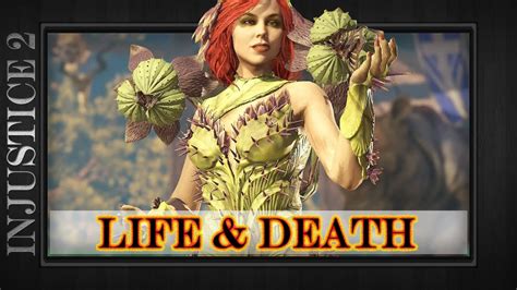 Injustice 2 Life And Death New Poison Ivy Epic Gear Set Showcase W