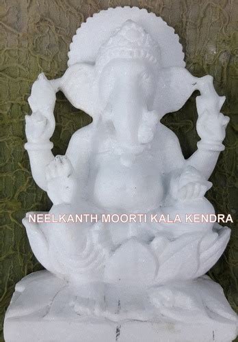 Eco Friendly Pure White Marble Ganesh At Best Price In Jaipur Gokul