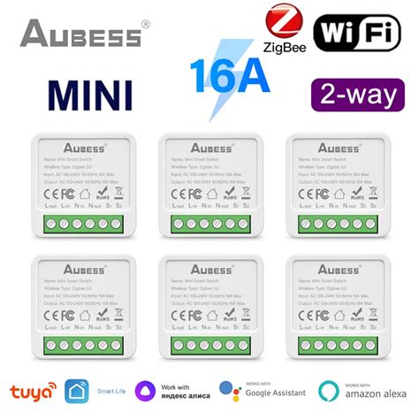 Tuya Mini Commutateur Intelligent Wifi Zigbee Contr Le Bidirectionnel