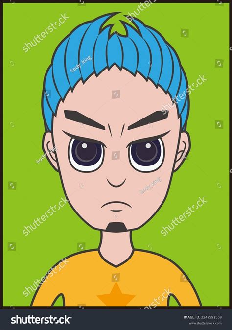 Vector Cartoon Illustration Angry Characters Stock Vector (Royalty Free ...