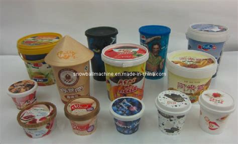 Injection Molding Containers For Ice Cream China Iml Container With